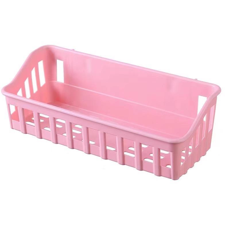 Wall-Mounted Plastic Bathroom Storage Rack