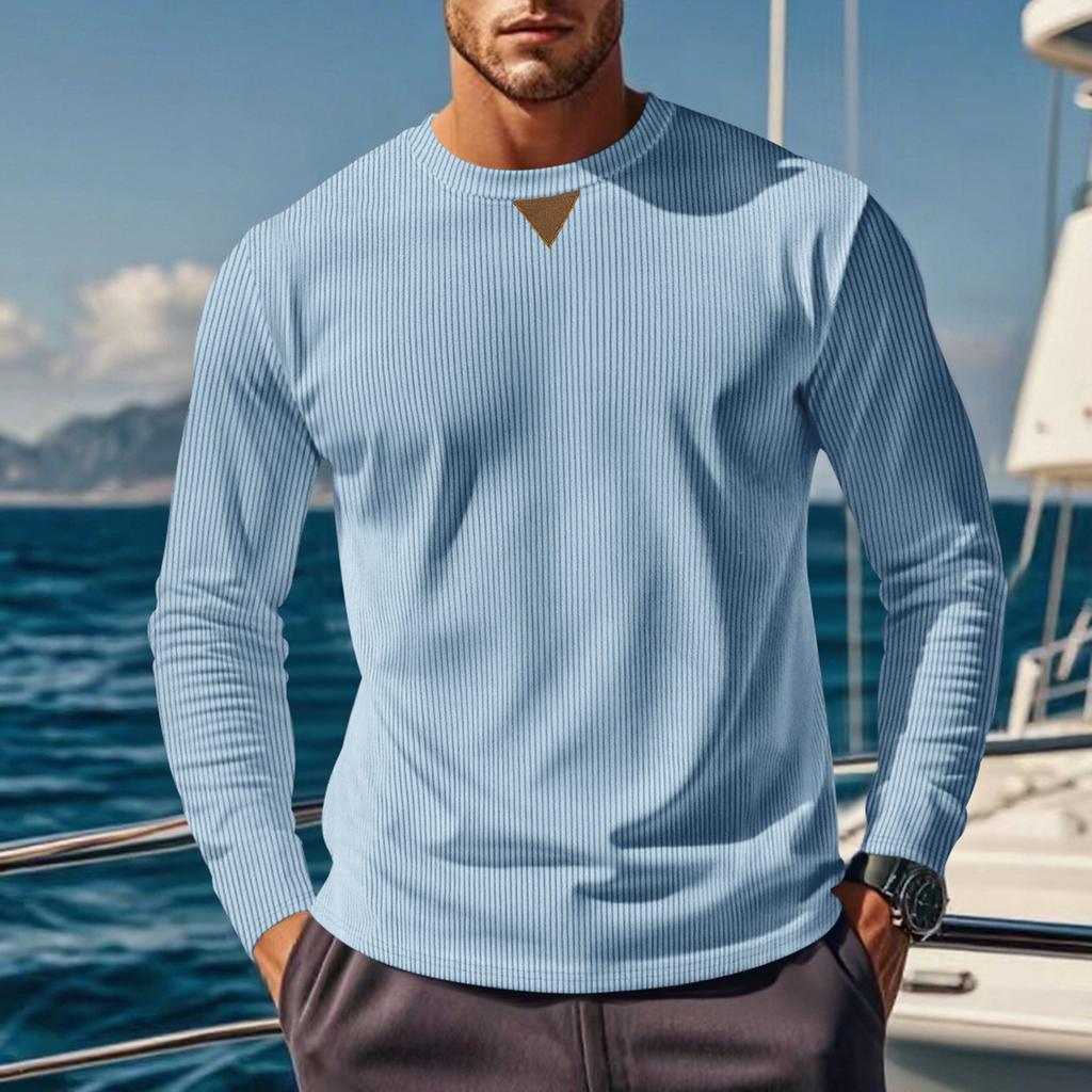 Herre Casual Vattert Komfortabel Streetwear Pullover Lett Trendy