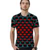 3d Honeycomb Hypnosis Tshirt Men Women Kids Colorful Print Short Sleeve Top Tee