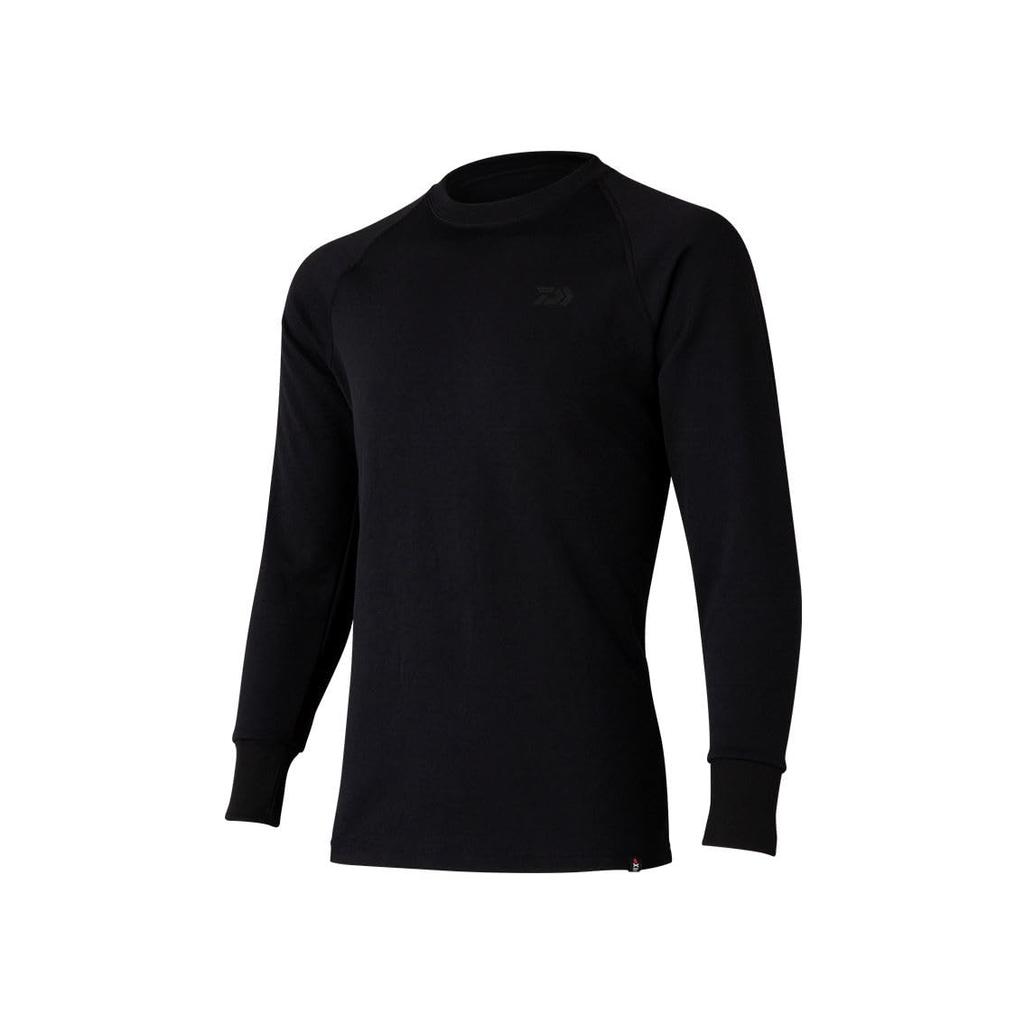 Daiwa Danrotech Crew Neck Undershirt Black Fishing DU-3523S Men's