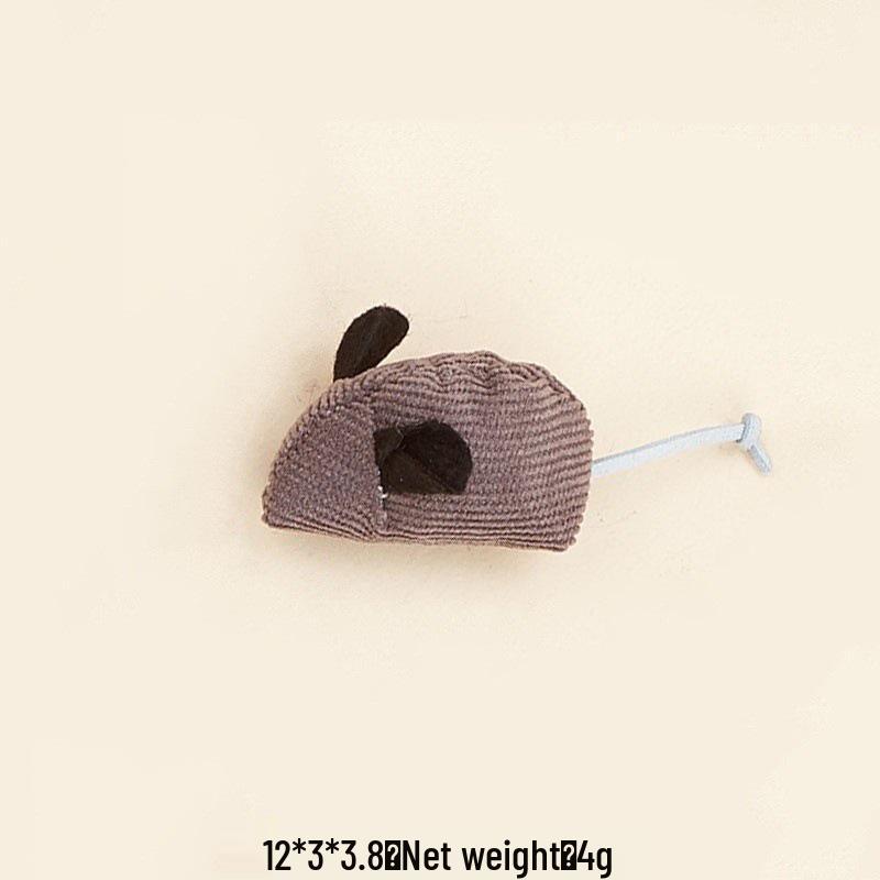 Cat Toy Set: Plush Feather Mouse Molar & Bite-Resistant