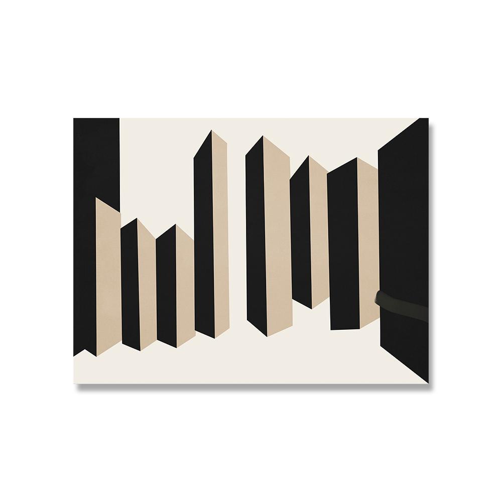 

Черно-белая абстрактная полосатая женщина геометрические линии настенная живопись печать на холсте постеры настенные картины декор гостиной 30x40cm No Framed