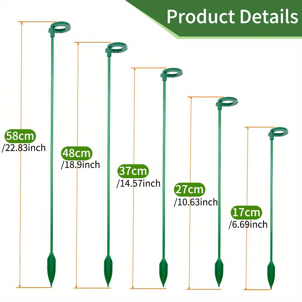 10PCS Plant Supports Stand Butterflies Orchid Flower Potted Fixing Rods Eco-friendly Reusable Vegetable Protection Fixing Tool Gardening Su