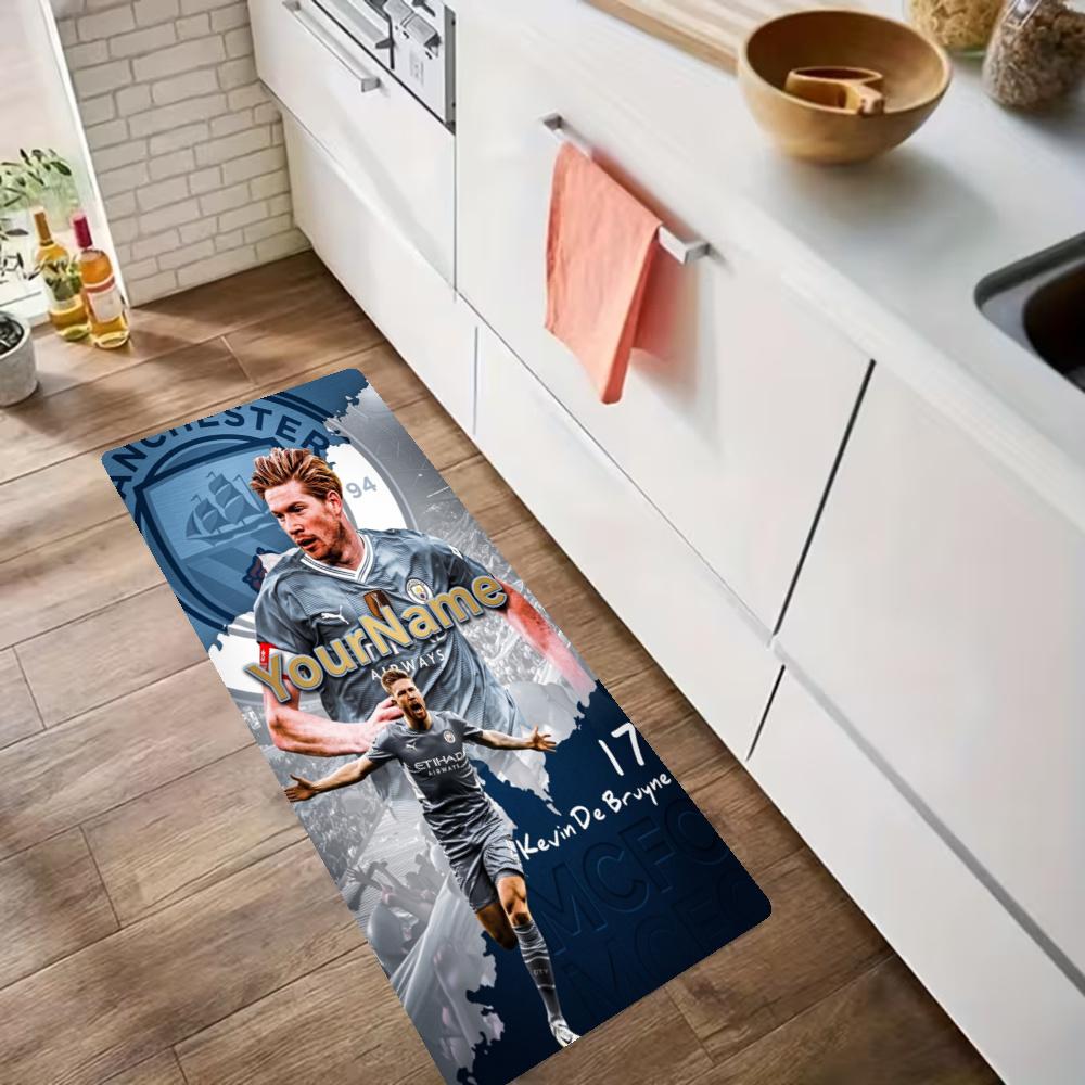 Manchester City Customize Your Name Kitchen Rug Runner Rug Laundry Mat Hallway Entryway The Best Gift Choice