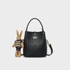 Bucket bag women's autumn new women's bag messenger bag fashion high sense portable woven bag luggage