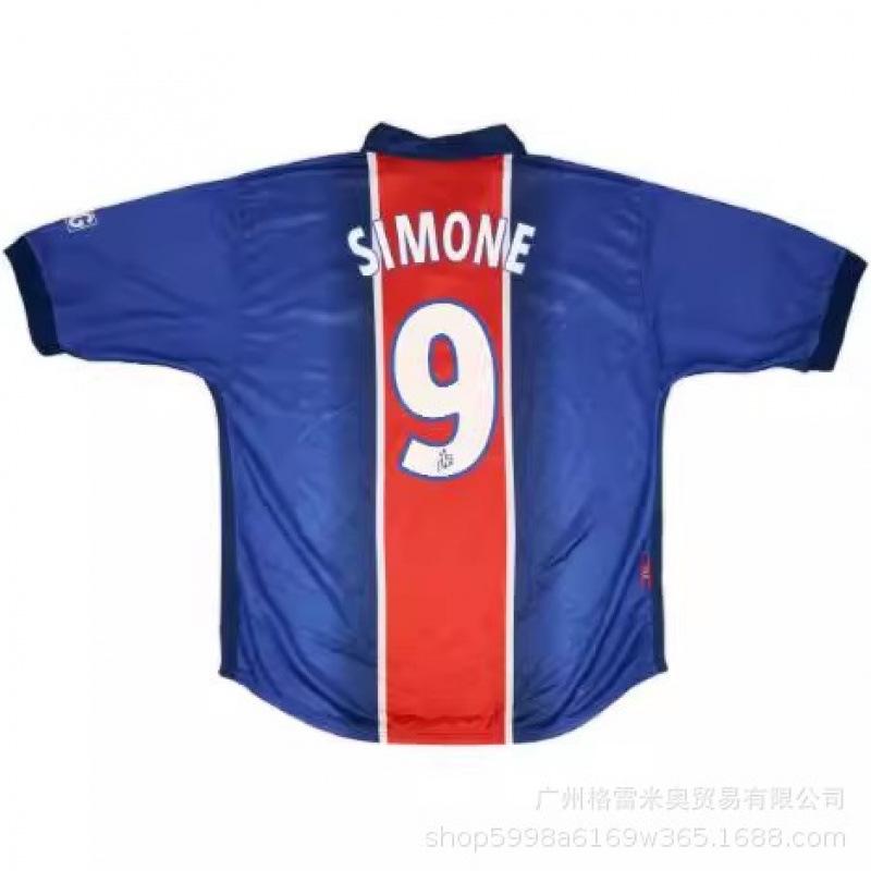 La migliore maglia retro da star del calcio mondiale dell'anno, Messi C Ronaldo, Neymar Zidane Henry maglia da calcio
