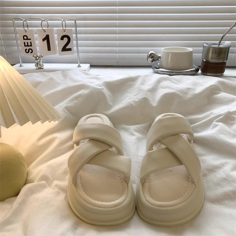 Platform Shoes for Women's Outer Wear Summer 2025 New Xiaoxiangfeng Muffin with Sandals Casual Fashion Women's Shoes