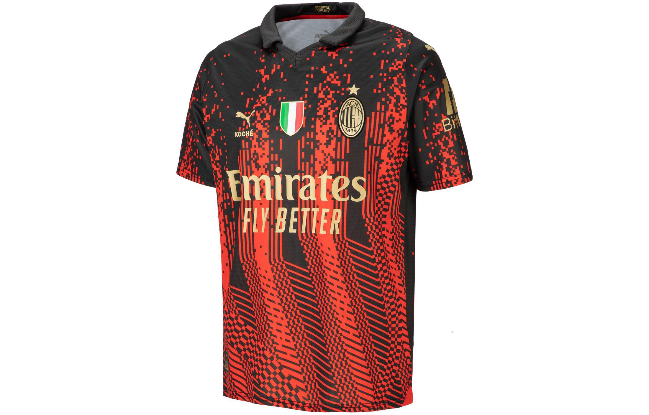 PUMA ACM X KOCHE Soccer Jerseys Men s Flame Red Black Moderate Straight Fit 77336201 S