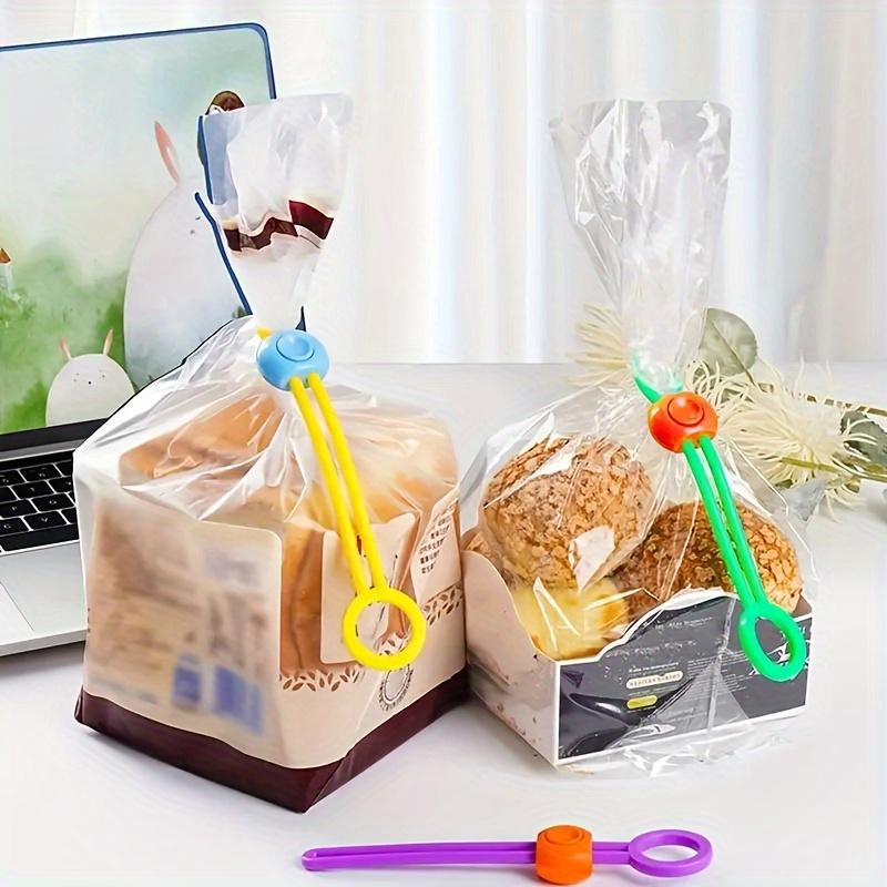 Bag Sealing Clips, Reusable Adjustable Bag Sealers for Plastic, Cereal & Rice Bags, Kitchen Organization and Storage Accessories