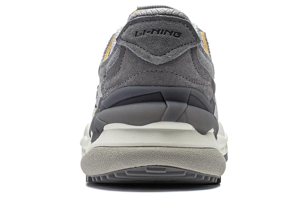 Li Ning Origin 2 Origin 2 Slip Resistant Abrasion Resistant Low top Casual Shoes Men's Brick Gray AGCT323-1