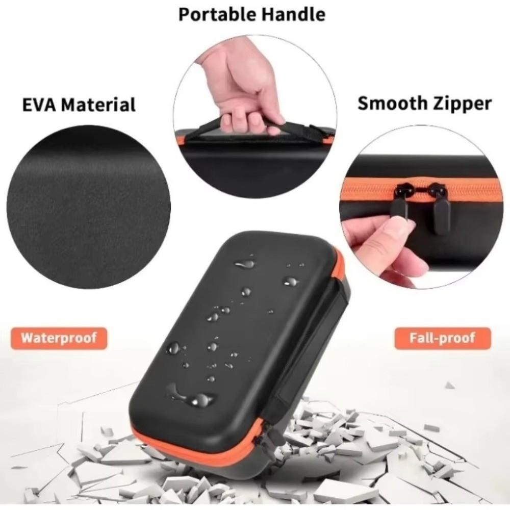 Adjustable Microphone Carrying Case Drop Proof Microphone Storage Bag  for Dual Mic