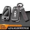Car TPU Zinc Alloy Key Case Bag For OPC Insignia Astra J H Vectra Combo Corsa D Mokka Zafira Car Key Chain Metal Key Shell