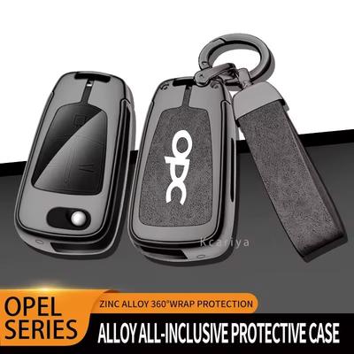Car TPU Zinc Alloy Key Case Bag For OPC Insignia Astra J H Vectra Combo Corsa D Mokka Zafira Car Key Chain Metal Key Shell