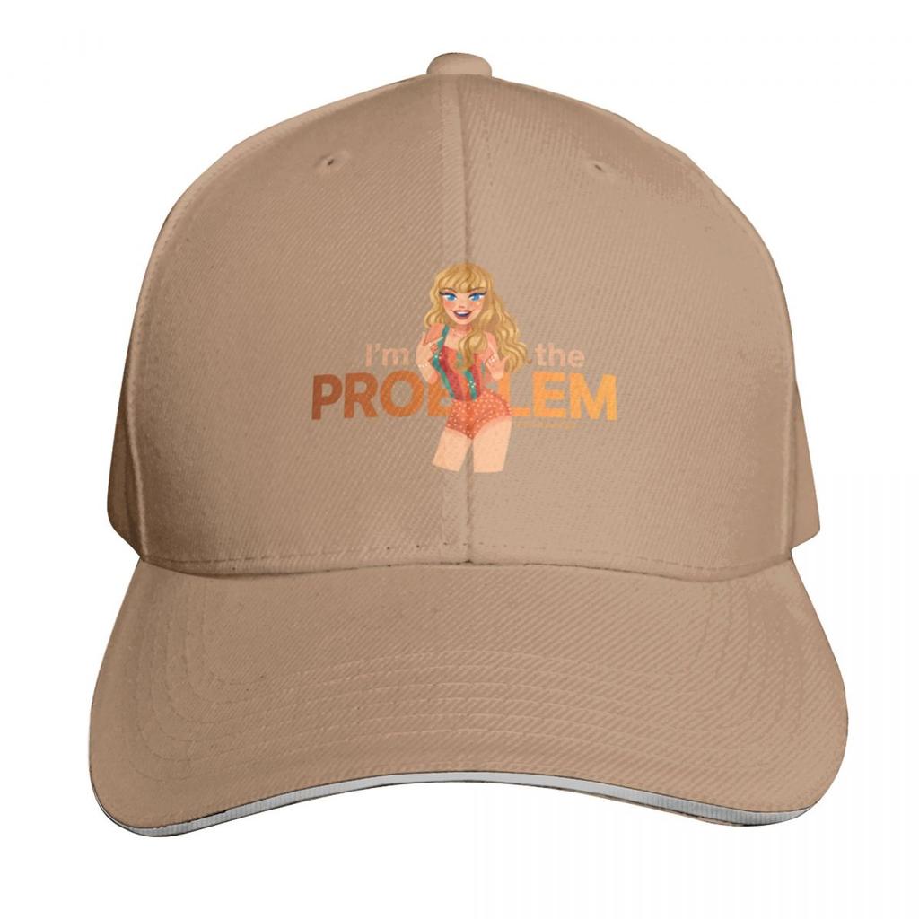 The Problem Baseball Cap Black Beach Golf Hat Genuine Tea Hat Unisexs Luxury Womens