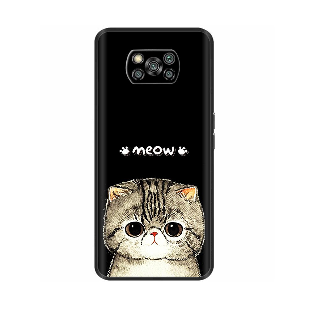 Cover For Xiaomi Poco X3 Pro Case Soft Silicon Black Phone Casse for Poco X3 NFC Case for Poco X 3 NFC PocoX3 Pro TPU Capa Funda
