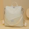 Retro commuter large-capacity backpack women's new simple travel backpack casual out simple shoulder bag