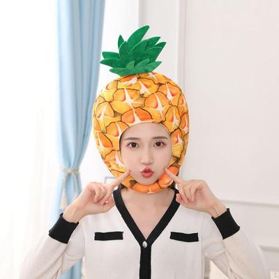 Fruit Headgear Plush Soft Hat for Performance Birthday Photo Props Gift