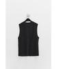 YOUTH Cut-Off Slit Sleeveless - Black