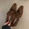 Mary Jane small leather shoes have a low sense of spring and autumn, French retro new temperament, light mouth single shoes, female 2025 fairy heel