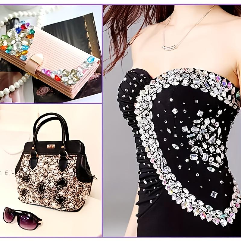150pcs 3 Colors Sunflower Glass Rhinestone Patch, Sewn-on Appliqué, Gold Base, DIY Bag/bag/flower Button Clothing Maker