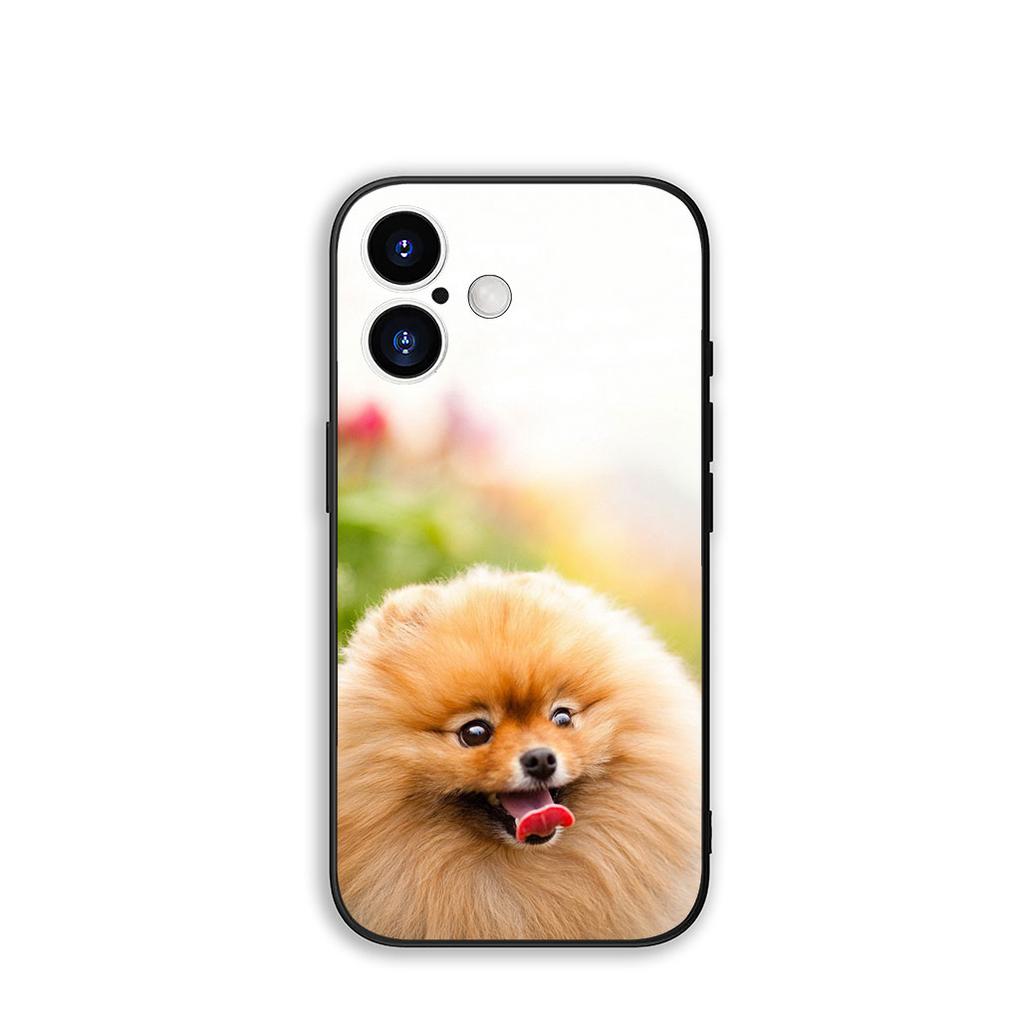 Phone Cover Pet Pomeranian Dog Casing for Samsung Galaxy S25 S24 S22 S23 FE Ultra Plus A56 A05 A06 A15 A16 A55 S7 Edge Case
