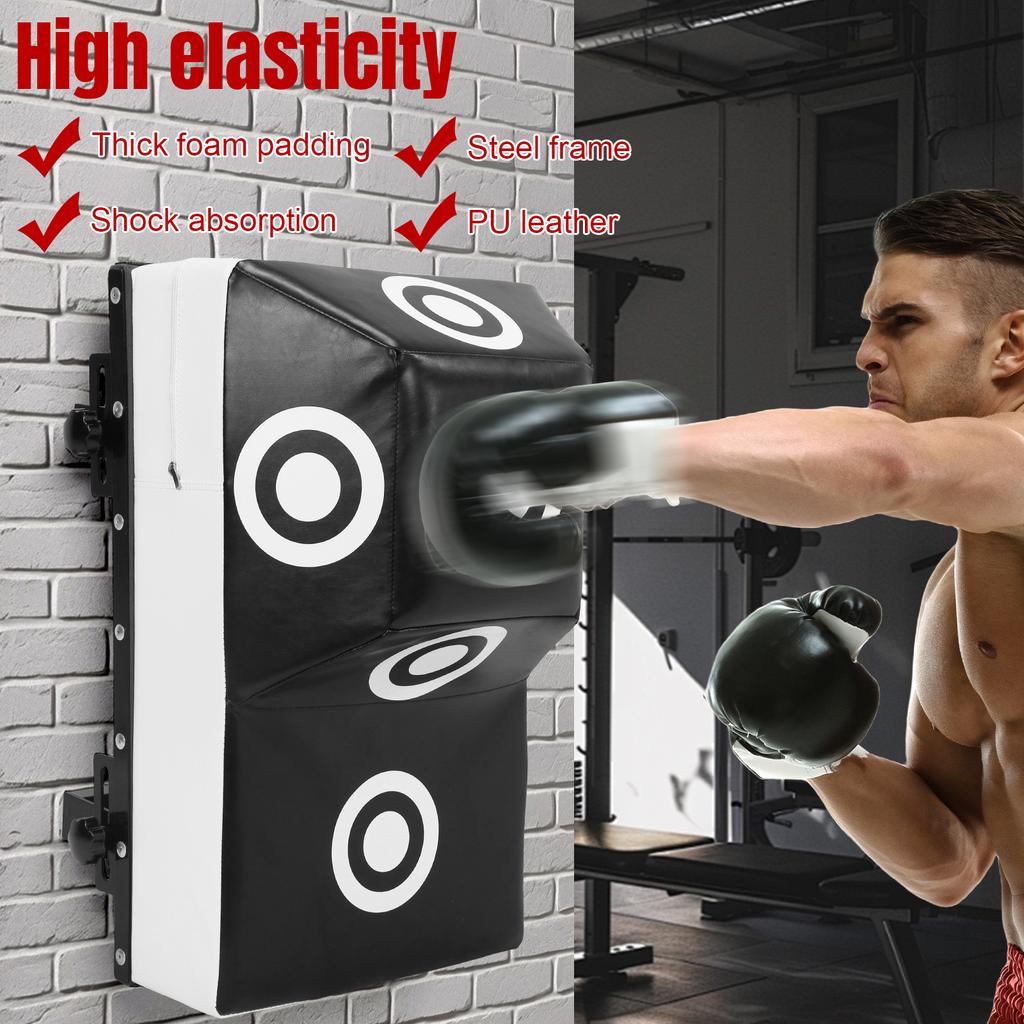 Wall Mount Uppercut Punching Target Heavy Sandbags High Density Foam Bar Boxing Bag for Bedroom Living Room Gym Office Apartment