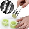 Stainless Steel Red Bell Pepper Seed Corer Multifunctional Fruit Vegetable Corer Veggie Core Remover for Sweet Peppers