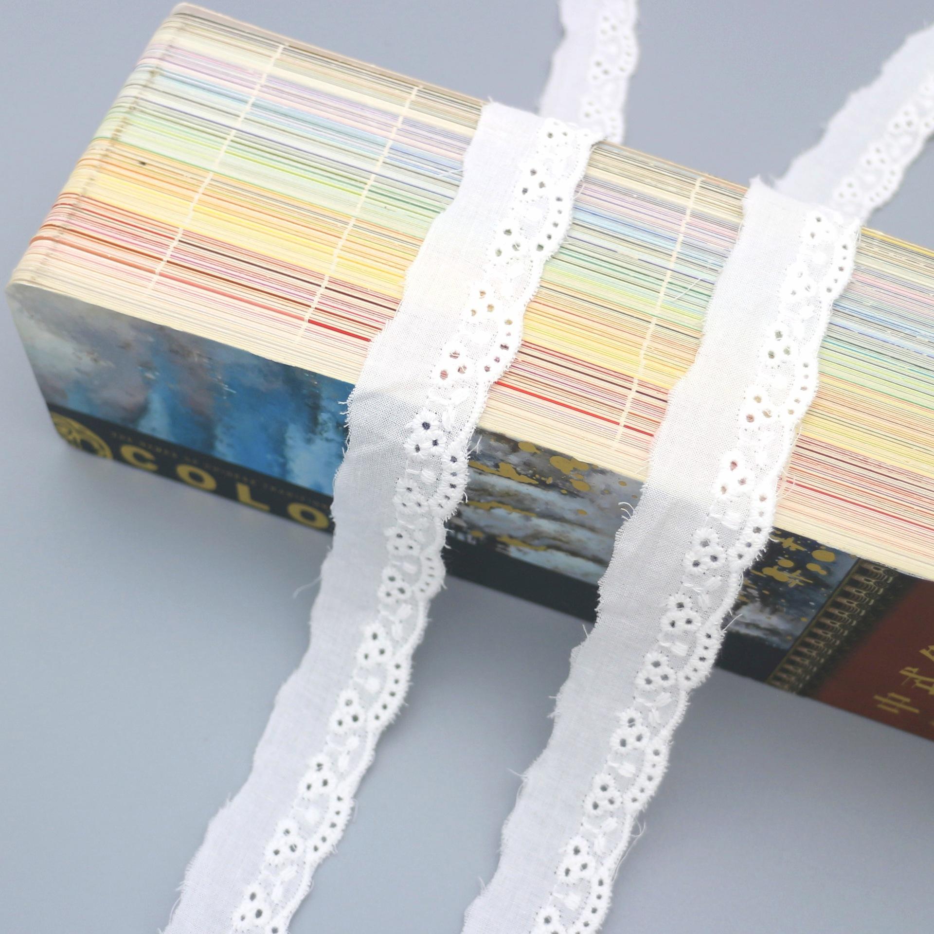 

Cotton Barcode Water-Soluble Lace, Small Three-Hole Unilateral Printing Women S Clothing Accessories HM2777