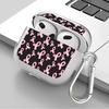 Case For Airpods Pro2 2 1 Pro3 Pro 4 3 Clear Earphone Cases Cover Cute Flower And Pink Bow