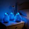 3D Printed Penguin Ornament Glow-in-the-dark Standing Lying Penguin Figurine Glowing Simulated Animal Model Home Office Decoration