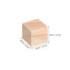 KALLORY 300-Piece Set of 1.50cm Wooden Building Blocks, Unfinished Cubes for Crafts, DIY Puzzles, and Creative Building Materials for Kids