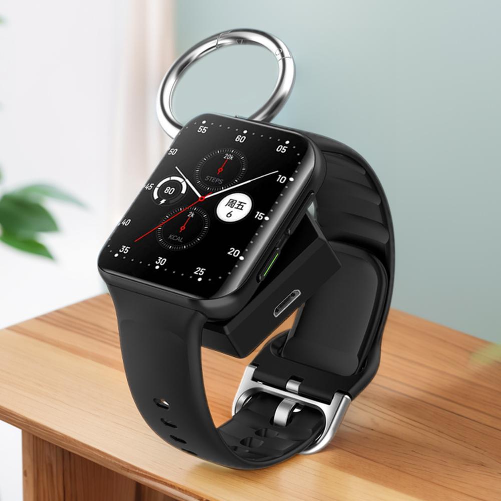 5Pcs Magnetic Portable Charger Wireless Charging Dock for Oneplus watch2/OPPO Watch X/4pro/3 pro/SE Charging Base with Keychain