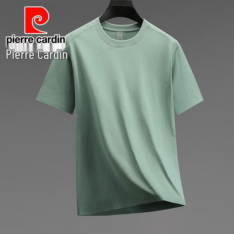 Pierre Cardin Men's Minimalist Premium Heavyweight Crew Neck T-Shirt