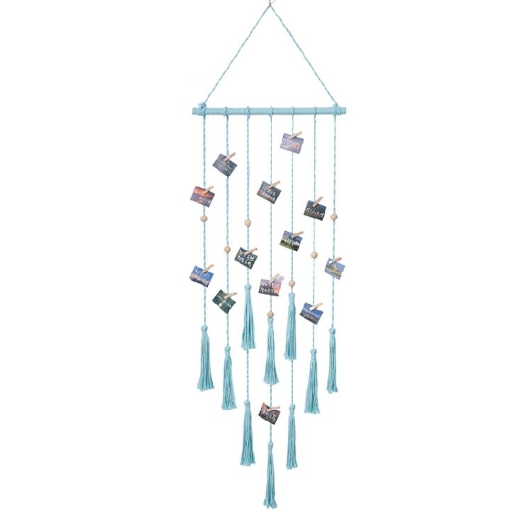 Macrames Wall Hangings Tapestrys Wall Photo Clip Home Decorations Fringes Woven Wall Decorations