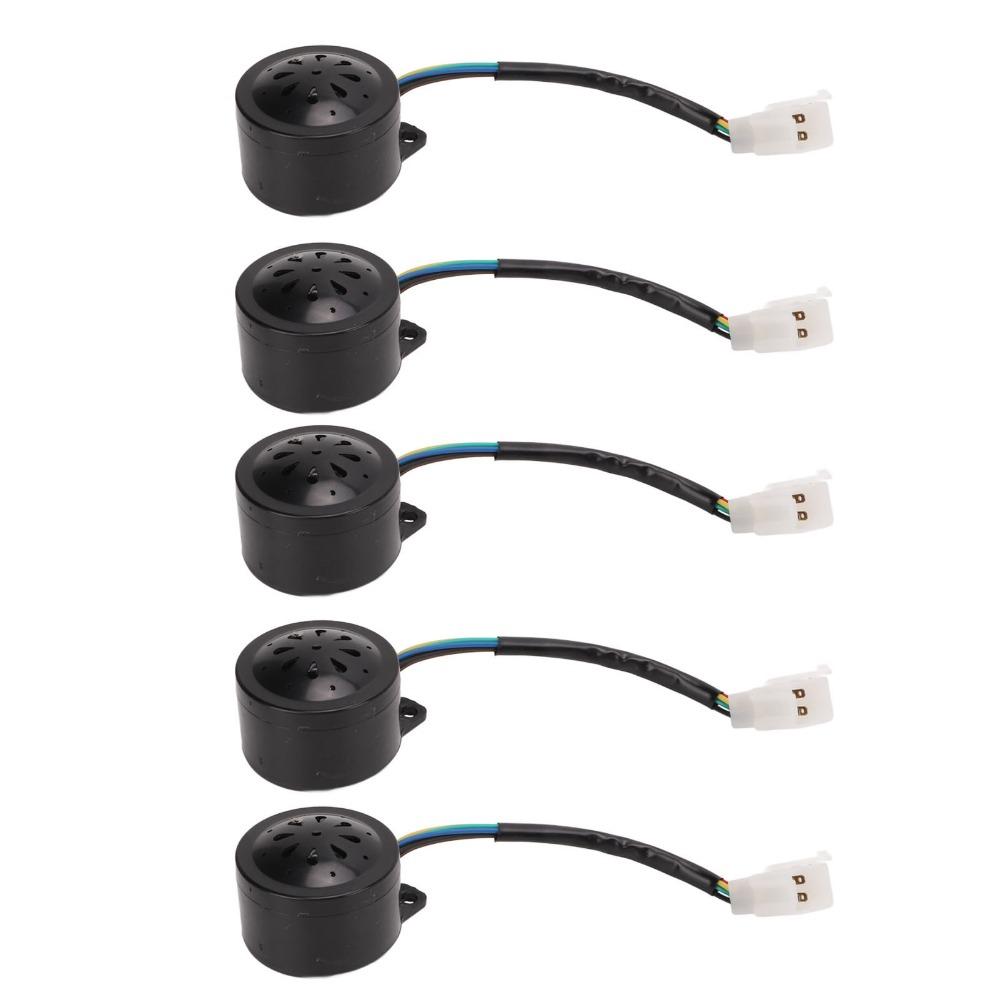 5pcs 110-120db Six-Wire 4-in-1 Wiring Guide 48V-60V Backup Warning Alarm  Electric Tricycle