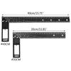 Carpenter Square, L Square Right Angles Ruler Aluminum Square Ruler Woodworking