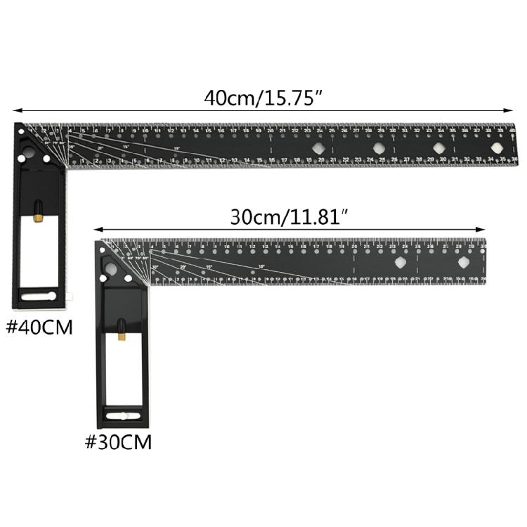 Carpenter Square, L Square Right Angles Ruler Aluminum Square Ruler Woodworking