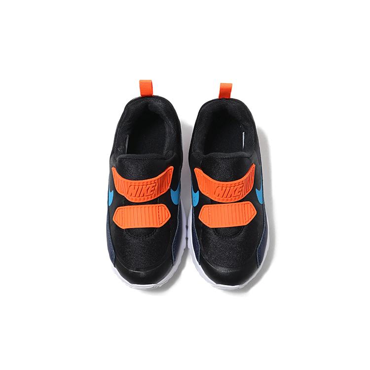 Nike Air Max 90 Kids Lifestyle Shoes Black Orange Blue Children Aged 3 7 Years Old 881927-020