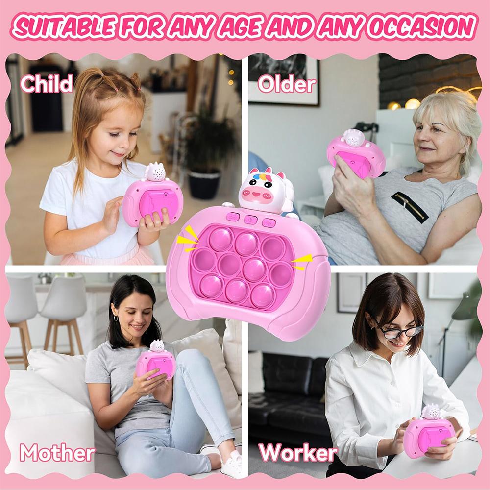 New Pop It Game Light Up Fidget Toy Decompression Breakthrough Puzzle Pop Game