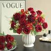 Artificial Flowers Fake Silk Hydrangea Rose Home Room Vase Decora Festival Wreath Wedding Bouquet Party Garden Gifts Accessories