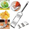 Stainless Steel Vegetable Grater Peeler Multi Purpose Grater Salad Cutter Kitchen Tool for Vegetables Cheese Bean Lemon