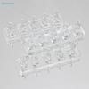 Non-Magnetic Nail Art Gem Holders - Clear Acrylic Stands for Cat Eye Rhinestones & Nail Decor