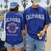 California 1889 Shirt, Los Angeles 89 West Coast Tee, Vintage Washed Graphic T-Shirt, Oversized Streetwear, Summer Outfit