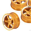 4 Aluminum Alloy Wheel Rim For RC 1:10 Tires