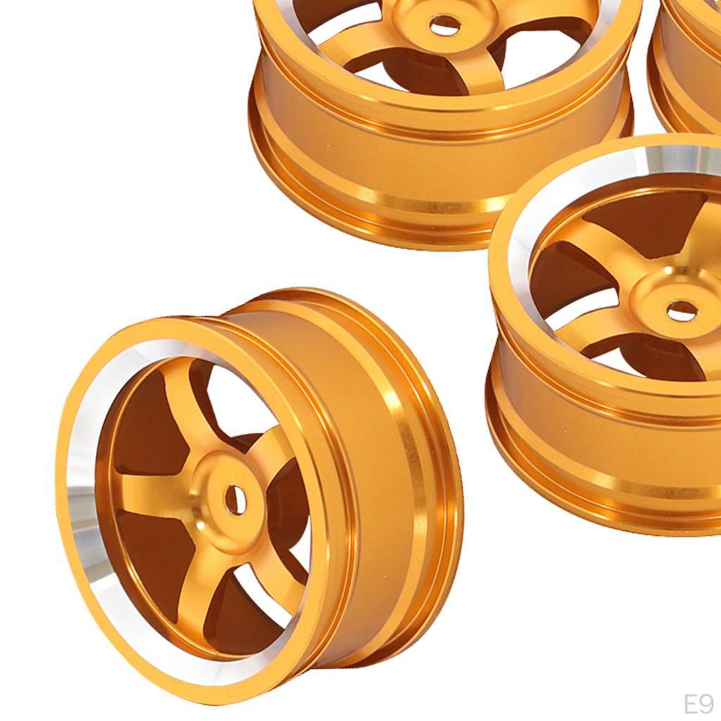 4 Aluminum Alloy Wheel Rim For RC 1:10 Tires