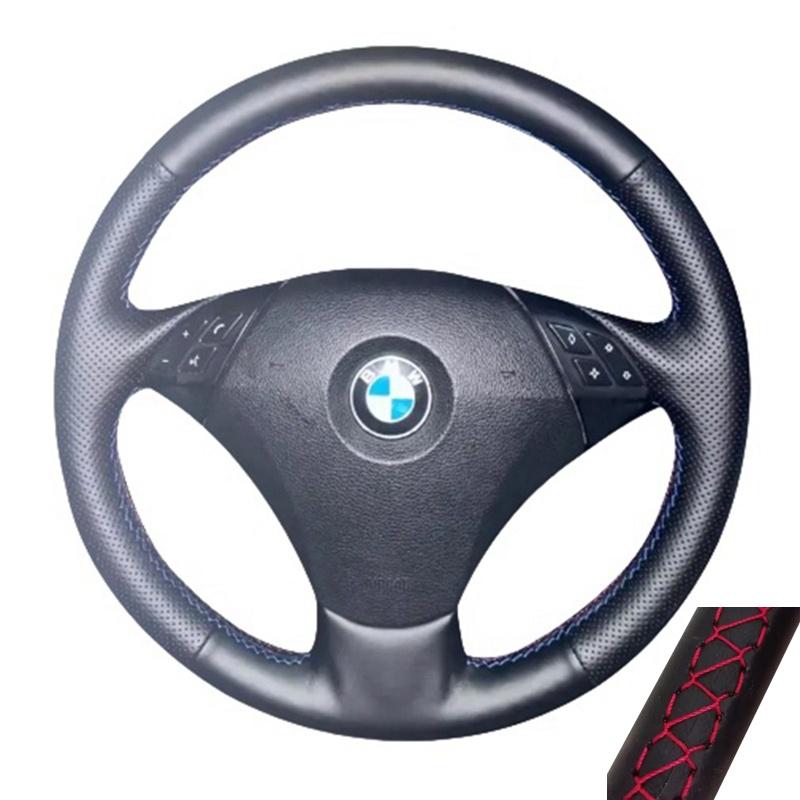 

Для BMW E60 523 530 523li 525 520li 535 545i Індивідуальний ручний стібок Шкіра з мікрофібри Чохол на кермо автомобіля