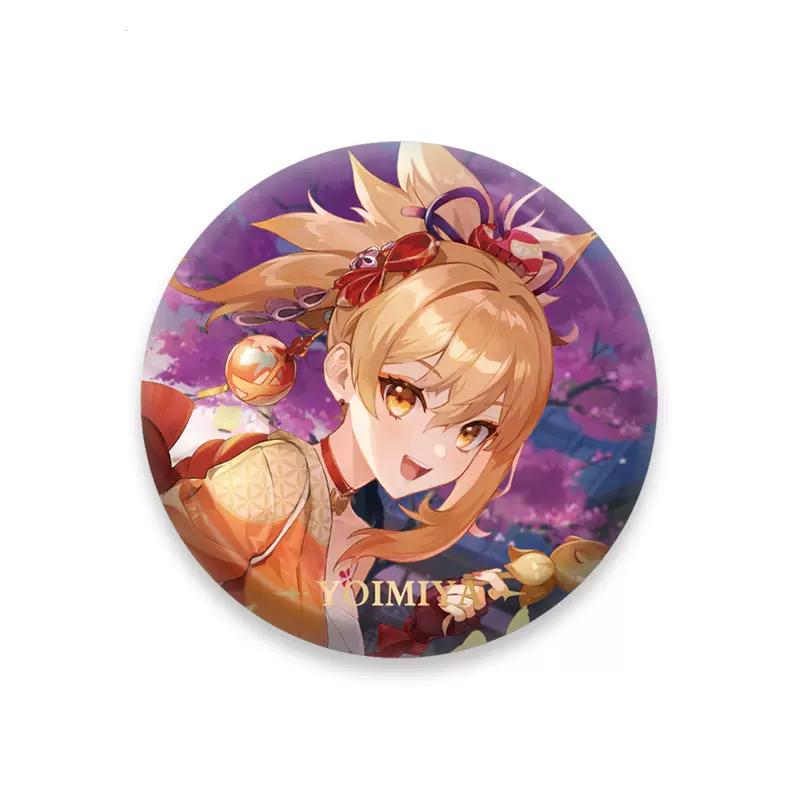 Sunsyea Genshin Impact Official Merch miHoYo Original Authentic Theme Series Badge Xiao Kazuha Zhongli Shogun Venti Klee Yelan