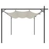 Pergola with Sliding Roof Cream 395 X 292 X 230 Cm