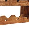Wine Rack Brown 60 X 45 X 33 Cm Solid Acacia Wood
