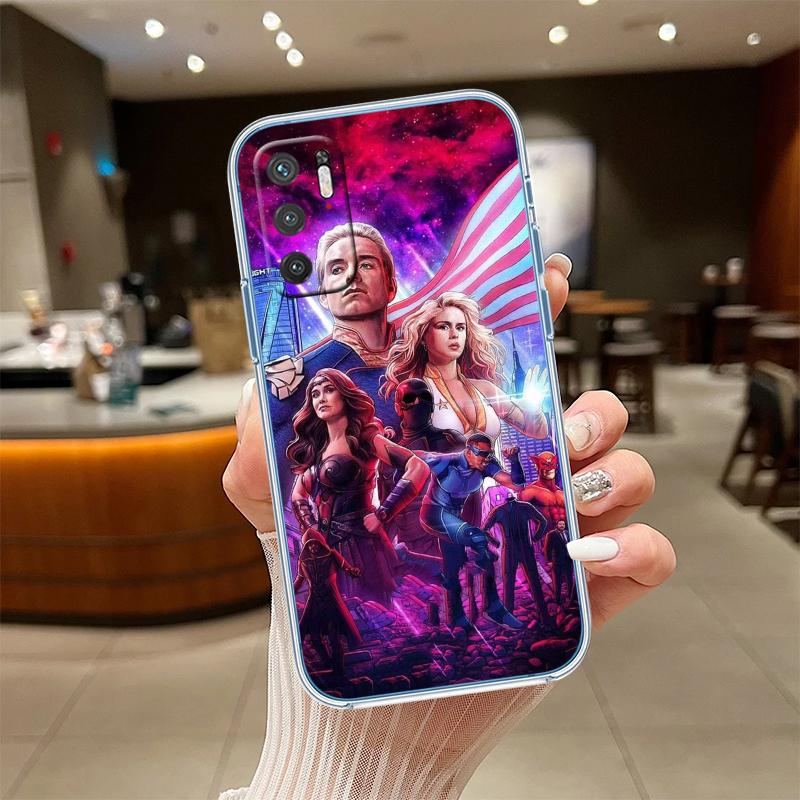 RE9 The Boys Transparent Phone Case for Samsung Galaxy A04 A04S A14 A23 A34 A54 M23 M33 M52 M53